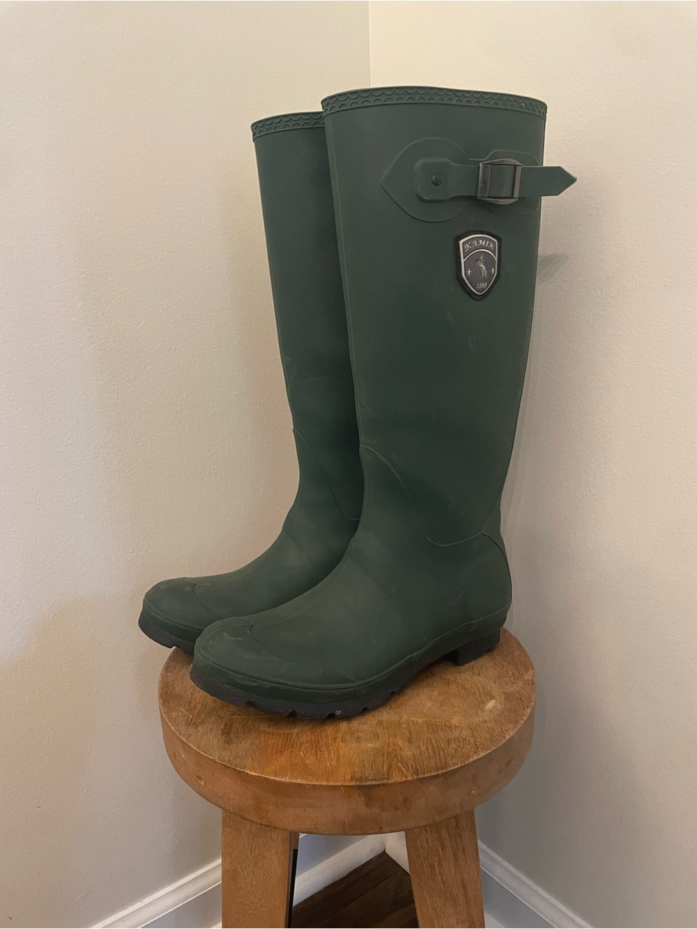 Kamik Tall Rain Boots - Hunter Green Matte